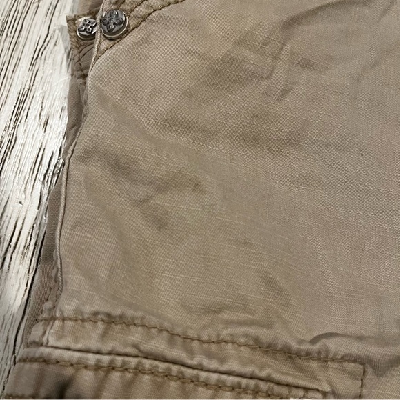 Rock Revival Khaki Cargo Shorts for Men - Picture 13 of 16